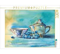 CALVENDO Puzzle Nature Morte en Turquoise 1000 Pieces 64 x 48 cm from Jitka Krause
