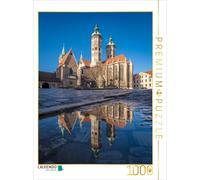 CALVENDO Puzzle Naumburg Cathedral Reflected in the Mirror | 1000 pieces, finish