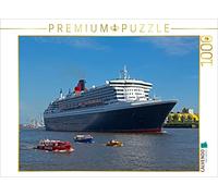 CALVENDO Puzzle Navire de croisière Queen Mary 2 1000 Pieces 64 x 48 cm from Siegfried Kuttig