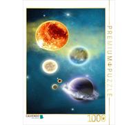 CALVENDO Puzzle New Solar System | 1000 pieces, finished size 25.2 × 18.9 in (64