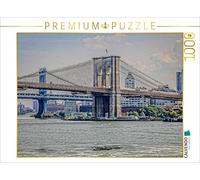 CALVENDO Puzzle New York Brooklyn Bridge 1000 Pieces 64 x 48 cm from Oliver Pinkoss