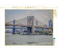 CALVENDO Puzzle New York Brooklyn Bridge | 1000 Teile Lege-Größe 64x48cm Foto-Pu
