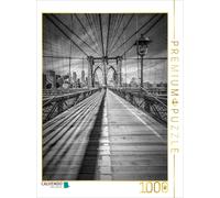 CALVENDO Puzzle NEW YORK CITY Brooklyn Bridge | 1000 Teile Lege-Größe 64x48cm Fo