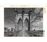 CALVENDO Puzzle NEW YORK CITY Brooklyn Bridge | 1000 Teile Lege-Größe 64x48cm Fo