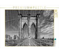 CALVENDO Puzzle New York City Brooklyn Bridge 1000 Teile Puzzle quer 1000 Pieces 64 x 48 cm from Melanie Viola