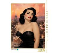 CALVENDO Puzzle Night over the City | 1000 pieces, finished size 25.2 × 18.9 in