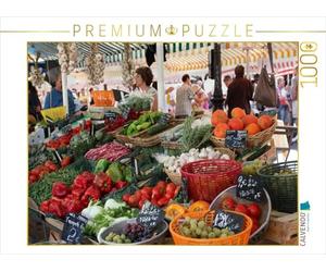 CALVENDO Puzzle Nizza Auf dem Markt 1000 Teile Puzzle quer 1000 Pieces 64 x 48 cm from Anita Gerhard