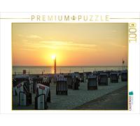 CALVENDO Puzzle Norderney - Abend auf der Strandpromenade | 1000 Teile Lege-Größ
