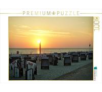 CALVENDO Puzzle Norderney - Soirée sur la Promenade de la Plage 1000 Pieces 64 x 48 cm from Philipp Weber