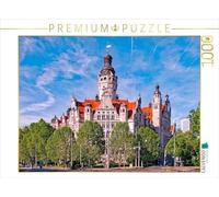 CALVENDO Puzzle Nouvel hôtel de Ville de Leipzig 1000 Pieces 64 x 48 cm from Peter Roder