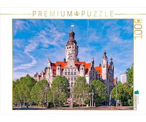 CALVENDO Puzzle Nouvel hôtel de Ville de Leipzig 1000 Pieces 64 x 48 cm from Peter Roder