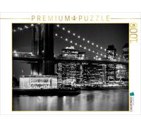 CALVENDO Puzzle NYC - Pont de Brooklyn et Ligne d'horizon de Manhattan 1000 Pieces 64 x 48 cm from Melanie Viola