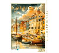 CALVENDO Puzzle Nyhavn in Copenhagen | 1000 pieces, finished size 25.2 × 18.9 in