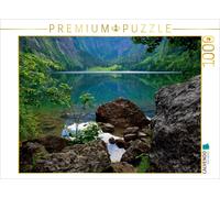 CALVENDO Puzzle Obersee mit Fischunkelalm in der Ferne 1000 Teile Puzzle quer |