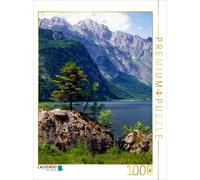 CALVENDO Puzzle Obersee, surrounded by high mountains | 1000 pieces, finished si