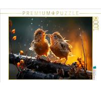 CALVENDO Puzzle Oiseaux, Le Soleil Arrive déjà, 1000 pièces, Taille de la Ponte, 64 x 48 cm, Puzzle Photo pour des Heures heureuses