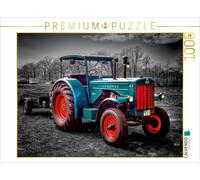 CALVENDO Puzzle Oldtimer Traktor Hanomag 1000 Teile Puzzle quer | 1000 Teile Leg