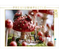 CALVENDO Puzzle On the mushroom throne with a visit from a beetle | 1000 pieces,