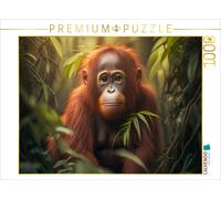 CALVENDO Puzzle Orangutan in his home | 1000 pieces, finished size 25.2 × 18.9 i