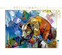 CALVENDO Puzzle Ours Brun | 1000 pièces 64 x 48 cm Puzzle Photo pour des Heures heureuses