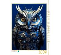 CALVENDO Puzzle Owl - cyborg animal associated with steampunk | 1000 pieces, fin