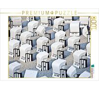 CALVENDO Puzzle Paix et tranquillité à la Plage de Sellin 1000 Pieces 64 x 48 cm from Robert Urbach