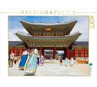 CALVENDO Puzzle Palais Royal à Séoul, Corée du Sud. | 1000 pièces - Dimensions : 64 x 48 cm - Puzzle Photo pour des Heures de Bonheur