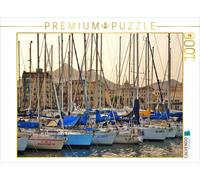 Puzzle CALVENDO Palerme, vieille ville et port de plaisance | 1000 pièces, forma