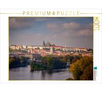 CALVENDO Puzzle Panorama de Prague avec Le château de Prague 1000 Pieces 64 x 48 cm from FotoDeHRO