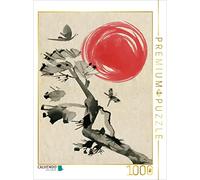 CALVENDO Puzzle Papillons sur la Branche de la Fleur 1000 Pieces 48 x 64 cm from Lucia