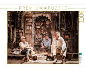 CALVENDO Puzzle Parapluie Scintillant à Jodhpur, Rajasthan, Inde | 1000 pièces - Dimensions : 64 x 48 cm - Puzzle Photo pour des Heures de Bonheur