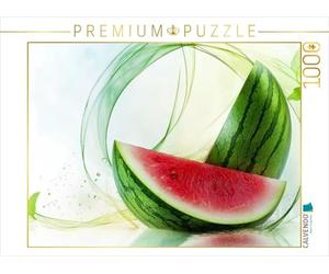 CALVENDO Puzzle pastèque - Plaisir | 1000 pièces Taille de la Ponte 64 x 48 cm Puzzle Photo pour des Heures heureuses