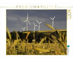 CALVENDO Puzzle Paysage avec éoliennes 1000 Pieces 64 x 48 cm from Martina Berg