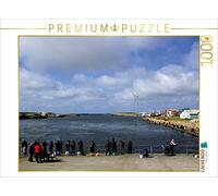 CALVENDO Puzzle Pêcheurs à la Ligne dans Le Port de Hvide Sande 1000 Pieces 64 x 48 cm from Fotine