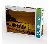 CALVENDO Puzzle Pêcheurs sur la Plage de Nungwi 1000 Pieces 64 x 48 cm from Peter Hennrich