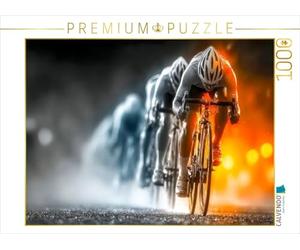CALVENDO Puzzle pédalage - Toujours Plus Loin | 1000 pièces de Taille de la Pose 64 x 48 cm Puzzle Photo pour des Heures heureuses