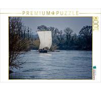 CALVENDO Puzzle Péniche sur la Loire 1000 Pieces 64 x 48 cm from Alain Gaymard