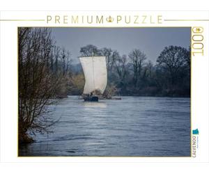CALVENDO Puzzle Péniche sur la Loire 1000 Pieces 64 x 48 cm from Alain Gaymard