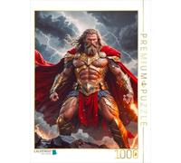 CALVENDO Puzzle Perun, Le Dieu du Tonnerre et de la Guerre, 1000 pièces, Taille de la Ponte, 48 x 64 cm, Puzzle Photo pour des Heures heureuses