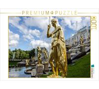 CALVENDO Puzzle Skulptur Peterhof 1000 Teile Puzzle quer 1000 Pieces 64 x 48 cm from Hermann Koch