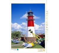 CALVENDO Puzzle Phare Büsum - 1000 pièces - Dimensions : 48 x 64 cm - Puzzle Photo pour des Heures de Bonheur