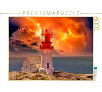 CALVENDO Puzzle Phare Lindesnes Norvège - 1000 pièces - Dimensions : 64 x 48 cm - Puzzle Photo pour des Heures de Bonheur