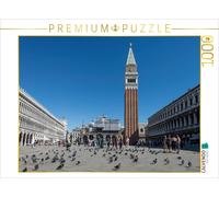 CALVENDO Puzzle Piazza San Marco (Marktplatz) mit Campanile | 1000 Teile Lege-Gr