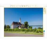 CALVENDO Puzzle Pilgrimage church with vineyards, Allgäu, Germany | 1000 pieces,
