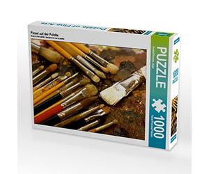 CALVENDO Puzzle Pinceau sur la Palette 1000 Pieces 64 x 48 cm from Anette Jäger