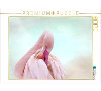 CALVENDO Puzzle Pink Flamingo | 1000 pieces, finished size 25.2 × 18.9 in (64 ×