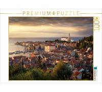 CALVENDO Puzzle Piran in the Evening Light | 1000 pieces, finished size 25.2 × 1