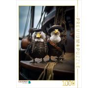 CALVENDO Puzzle Pirate landing site: Pirate birds on deck | 1000 pieces, finishe