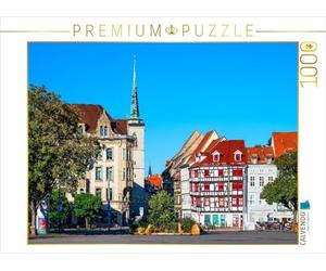CALVENDO Puzzle Place de la cathédrale avec Vue sur la Rue du marché | 1000 pièces de Ponte Taille 64 x 48 cm Puzzle Photo pour des Heures heureuses
