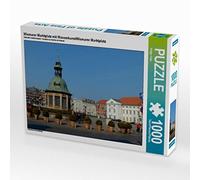 CALVENDO Puzzle Place du marché de Wismar avec Art Aquatique Place du marché de Wismar 1000 Pieces 64 x 48 cm from Holger Felix